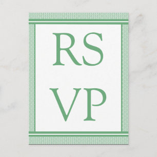 Carte RSVP Glam Raffinée