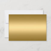 Carte RSVP Gold (Dos)