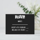Carte RSVP Graffiti Urbain (Debout devant)