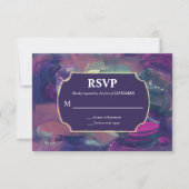 Carte RSVP Gras Acrylique (Devant)