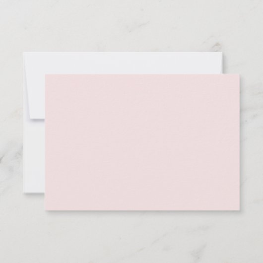 carte RSVP grise et rose vif (Dos)