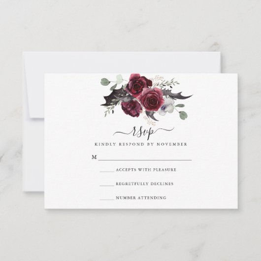 Carte RSVP Halloween (Devant)