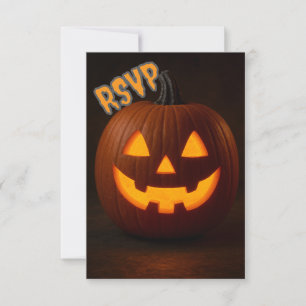 Carte RSVP Halloween
