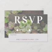 Carte RSVP Hélicoptère Jardin CLASSIQUE blanc et b (Devant / Derrière)