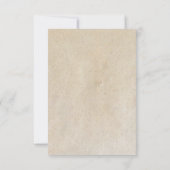 Carte RSVP Huxley Modern (Dos)