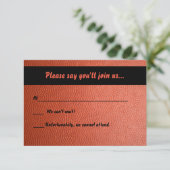 Carte RSVP I pour Hoops Bar Mitzvah Collection (Debout devant)