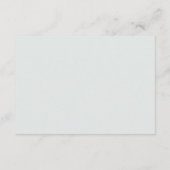 Carte RSVP illustrant la flore botanique (Dos)