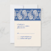 Carte RSVP indienne/juive (Dos)