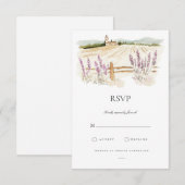 Carte RSVP italienne Toscane (Devant / Derrière)
