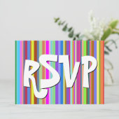 Carte "RSVP" Joueuse (Debout devant)