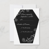 Carte RSVP Keranda Ebony (Grey) (Devant)