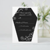 Carte RSVP Keranda Ebony (Grey) (Debout devant)