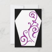 Carte RSVP Keranda Ivory (violet) (Dos)