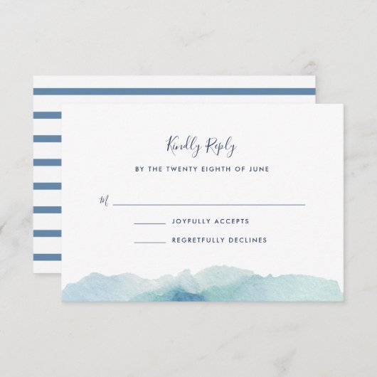 Carte RSVP Landmark (Devant / Derrière)