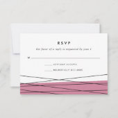Carte RSVP Linee | Marsala (Devant)
