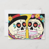 Carte RSVP Los Novios (Devant)