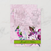 Carte RSVP Magnolias Hummingbirds (Devant / Derrière)