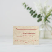 Carte RSVP Mariage - Amour Toujours Aimer Profond (Debout devant)