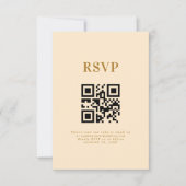 Carte RSVP Mariage Boho Elegant Moderne (Devant)