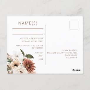 Carte Rsvp Mariage Cartes Postales