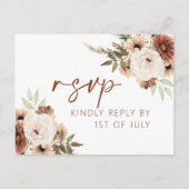 Carte Rsvp Mariage Cartes Postales (Devant)