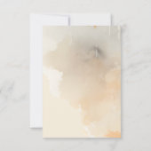 Carte RSVP mariage de automne (Dos)