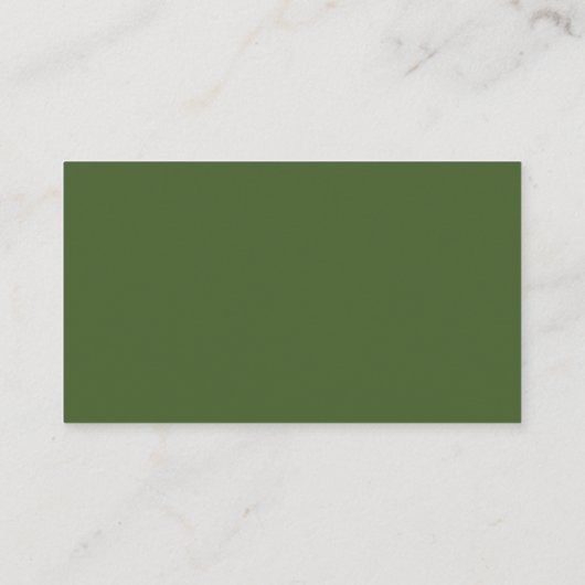 Carte RSVP Mariage de automne Citrouille vert (Dos)
