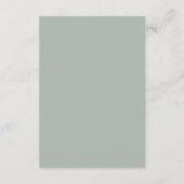 Carte RSVP Mariage de script de code QR moderne (Dos)
