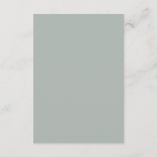 Carte RSVP Mariage de script de code QR moderne (Dos)