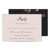 Carte RSVP Mariage Florence