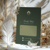 Carte RSVP Mariage Harmonie Art Nouveau