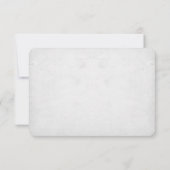 carte RSVP mariage moderne arbre sculpté (Dos)