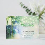 carte RSVP mariage plage (Debout devant)