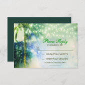 carte RSVP mariage plage (Devant / Derrière)