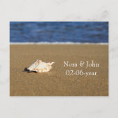 carte rsvp mariage plage (Devant)