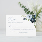 carte rsvp marine et bleu clair (Debout devant)