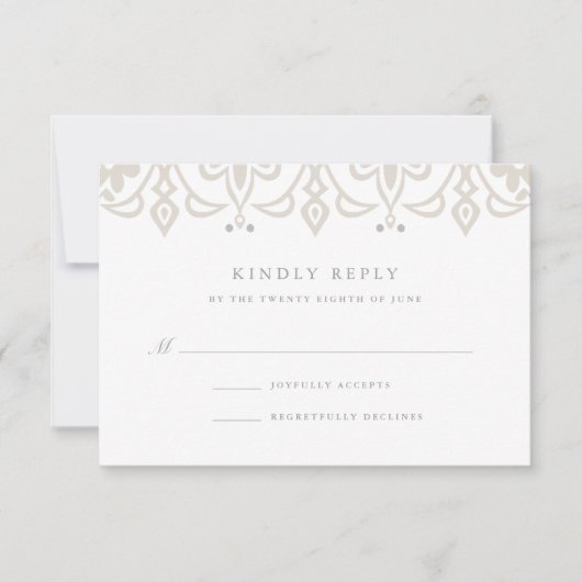 Carte RSVP Marrakech | Linge de maison (Devant)