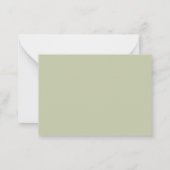 Carte RSVP Mini Mariage Floral Rustique Blancs (Dos)