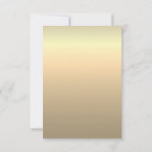 Carte RSVP minimal moderne Dusty Blue Wedding (Dos)