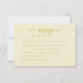 Carte RSVP minimale simple et élégante de mariage (Devant)