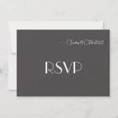 Carte RSVP Minimaliste (Devant)