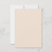 Carte RSVP minimaliste Boho Pampas Grass (Dos)