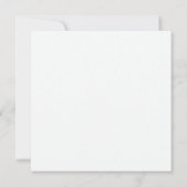 Carte RSVP minimaliste moderne (Dos)