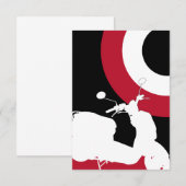 Carte RSVP Mod Scooter (Devant / Derrière)