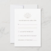 Carte RSVP moderne de Cactus Sud-Ouest (Devant)