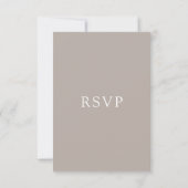 Carte RSVP moderne de Cactus Sud-Ouest (Dos)