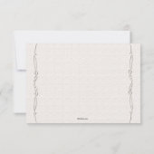 Carte RSVP Moment chère (Dos)
