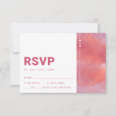Carte RSVP Monogramme moderne (Devant)