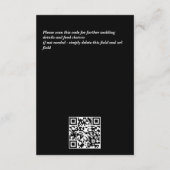 Carte RSVP moody foncé (Dos)