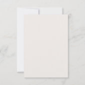 Carte RSVP Neutral Beige Botanique Moderne (Dos)